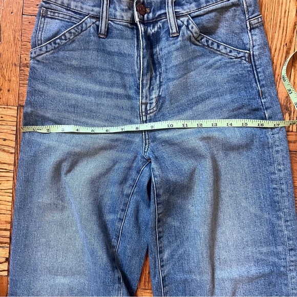 Madewell Wideleg Crop Jeans with Raw Drop Hem - Picture 5 of 8